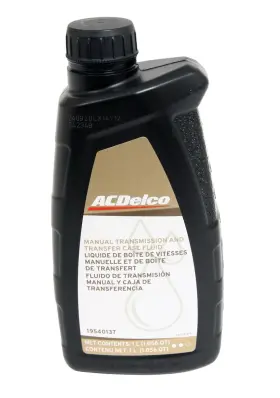 19540137 Acdelco Manual Transmission Fluid Lot Of 6 Quarts