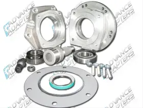 50-0432 Advance Adapters Transfer Case Adapter Aluminum Natural Kit
