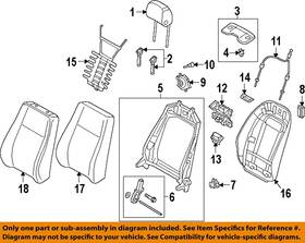 Audi Oem 4h0941117 17-26 A5 Quattro Seats Tracks Front Seat Components-element