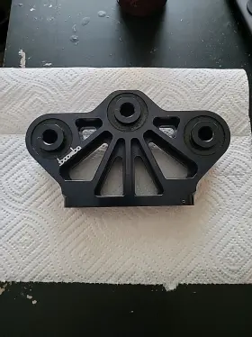028-00-013 Boomba Racing 2015 Mustang V6/ecoboost Transmission Mount - 60d Street Spec Black