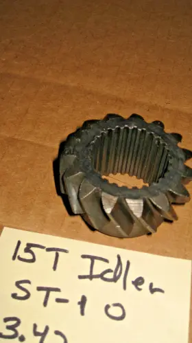 3774904 Borg-warner St10 4 Speed Front Reverse Idler Gear 15 Tooth 1979 To 83 Chevy 3.42 Ratio Only