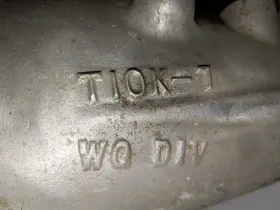 T10k-7 Borg Warner Buick Gs 4 Speed T-10 Tailhousing Aluminum 5-13-68 Date