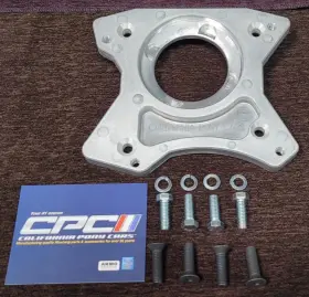 C60a-6394-c California Pony Cars Tra-657-627 T5 Adapter Plate Fits 1966 Mustang 6-bolt 6 Cylinder Bellhousing