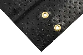 42964 Camco - Premium Gray 18 Inch W Turf Straight Entry Step Rug With Uv And Tpe