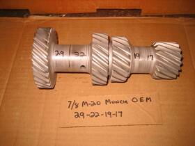 Chevrolet 297-8a Muncie 4 Speed Cluster Gear 29-22-19-17 Covette Chevelle M-20 7/8 #
