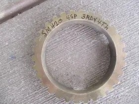 3814434 Chevrolet 1948 To 1967 Chevy Sm420 4 Speed Trans 3rd -4 Th Gear Synchro Ring Large I. D 3814434 Chevrolet 1948 To 1967 Chevy Sm420 4 Speed Trans 3rd -4 Th Gear Synchro Ring Large I. D