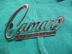 3916654 Chevrolet 1968 -1969 Camaro Deck Lid Emblem Very Nice Used
