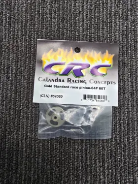 64060 Crc Qty 3 Calandra Racing Concepts 60 Tooth Gold Standard Race Pinion