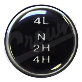 L4343372 Crown Automotive Shift Knob Insert For Jeep Cj5 1980-1983
