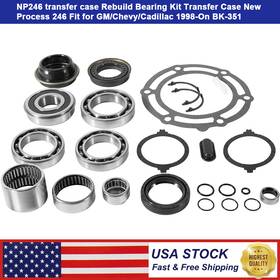 Eg-auto Egqp1826 Np246 Transfer Case Rebuild Bearings Kit For 1998-up Gmc Cadillac And Chevy Bk351