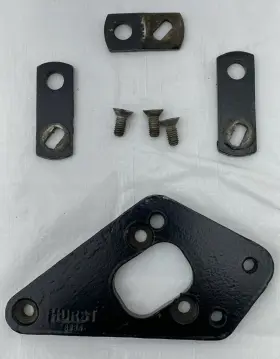 6834 Ford Hurst Competition Plus Shifter Mount Plate 4 Speed Toploader Shift Tabs