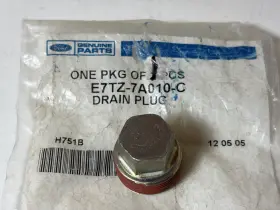E7tz-7a010-c Ford E7tz7a0101c Genuine Oem 87-01 Zf 5-speed Manual Trans Drain Fill Plug Nos