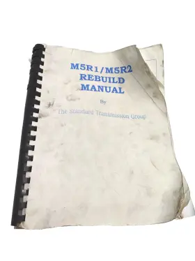 E8tz-7133-a Ford .for M5r1 M5r2 5-speed Manual Transmission Rebuild Technician Book