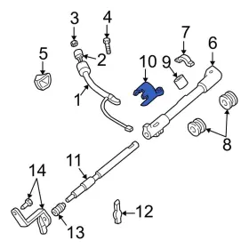 9c2z7a216a Ford Oe For Expedition 97-02 Automatic Transmission Parking Pawl Shaft