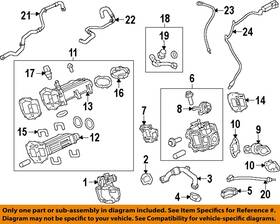 Ford Oem Bc3z9d476c 11-25 F-250 Super Duty Emission Components-housing Gasket