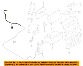 Jl3z14d202a Ford Oem 18-20 F-150 Instrument Panel Sound System-connector Wire