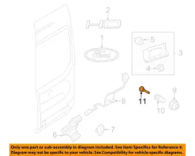 Kk4z61247a64d Ford Oem 19-23 E-transit Back Door Exterior Trim-reinforcement