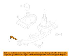 Ford Oem W715200s437 15-20 Mustang Console Shifter Housing-shifter Assy Bolt