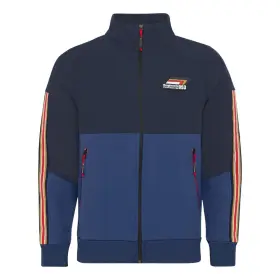 Wap1620xl0prrd Genuine Porsche Roughroads Mens Track Jacket - Dark Blue