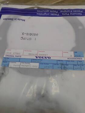 Genuine Volvo 380618-9 Gasket Oem