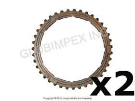 950-304-311-02 Getrag Porsche 911 1987-1994 Synchro Ring 1st-2nd Gear 2pcs Oem Warranty