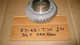 Gm Muncie T10-12 Early Style T-10 4 Speed Transmission 36t 1st Gear 36 Tooth Original