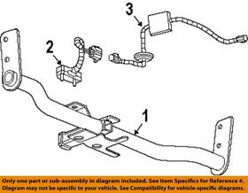 Gm Oem 10364351 06-17 Equinox Trailer Hitch Components-connector Wire