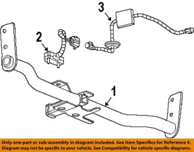 10364351 Gm Oem 06-17 Equinox Trailer Hitch Components-connector Wire