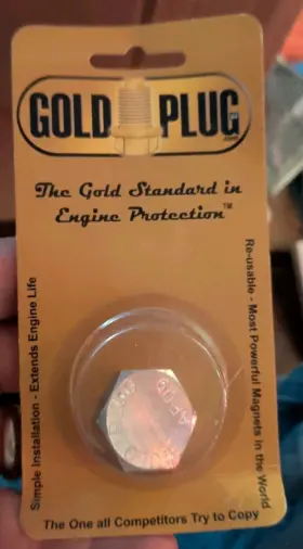 Ip-06x Gold Plug Ford Gearbox Magnetic Sump 2000e And Type 3 -