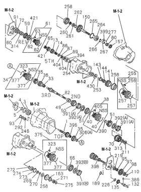 8-97018-921-1 Honda Genuine Bearing Rear Ball Main-shaft