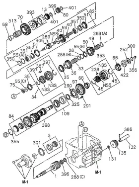 8-97028-116-0 Honda Genuine Bearing Rear Counter-shaft
