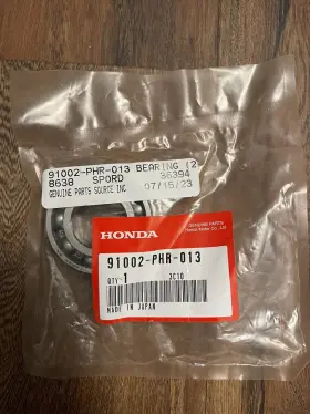 91002-phr-013 Honda Genuine Civic Bearing Oem Parts 91002 - Phr 013 New Japan