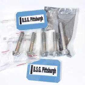 95701-12060-08 Honda Set Of 5 Oem Acura K-series Transmission Bolts For K20 / K24 Engines New