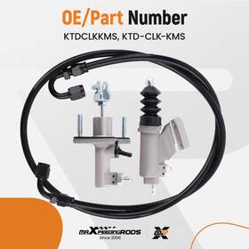 Maxpeedingrods Zy9v70 Clutch Master And Slave Cylinder Assembly For Honda Civic Si Rsx Tsx 2002-2015