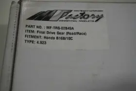 Mf-trs-02b49a Mffactory Mf-trs-02b49 4.92 Final Drive Gear Set B16