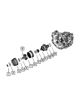 04567022 Mopar Genuine Differential - Brg Pkg 4567022