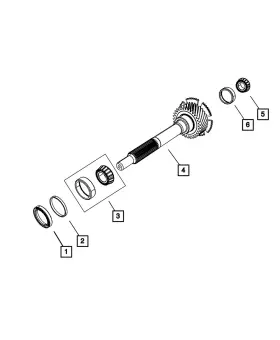 04626468 Mopar Genuine Main-shaft Bearing Package 4626468