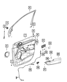 04637771 Mopar Genuine Main Shaft Bearing Cone 4637771