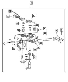 Mopar 04740899ab Genuine Shift Rail Bushing 4740899ab