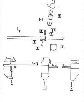 04741137 Mopar Genuine Lever Spring 4741137