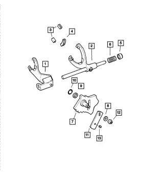 04746136 Mopar Genuine Mode Fork 4746136