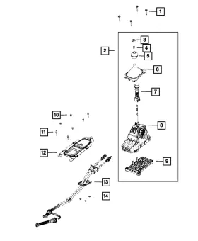 04787981ac Mopar Genuine Tower Shifter