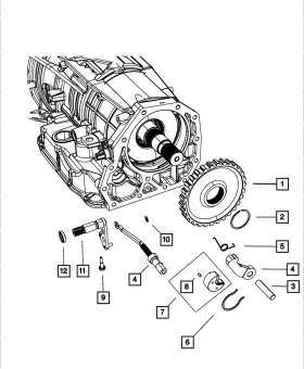 04799453 Mopar Genuine Shift Shaft Lever 4799453