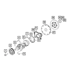 05062472ac Mopar Genuine Damper 5062472ac