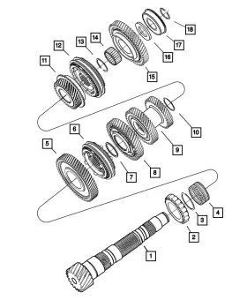 05069046aa Mopar Genuine Intermediate Shaft Race 5069046aa