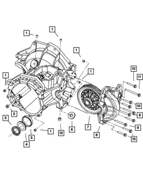05069053aa Mopar Genuine Differential Bearing Cup 5069053aa