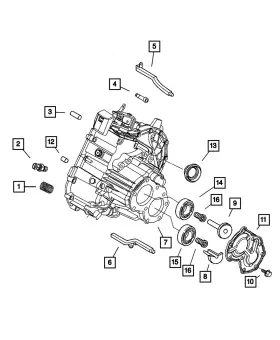 05083772aa Mopar Genuine Ball Bearing 5083772aa