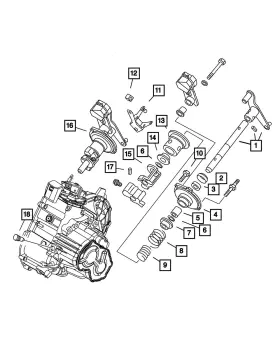 05083974aa Mopar Genuine Gearshift Detent 5083974aa