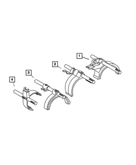 05086096ab Mopar Genuine Fifth Shift Rail 5086096ab