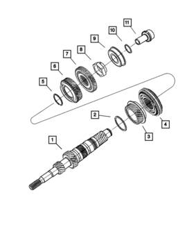 Mopar 05093316aa Genuine Third Gear 5093316aa
